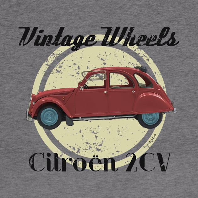 Vintage Wheels - Citroën 2CV by DaJellah